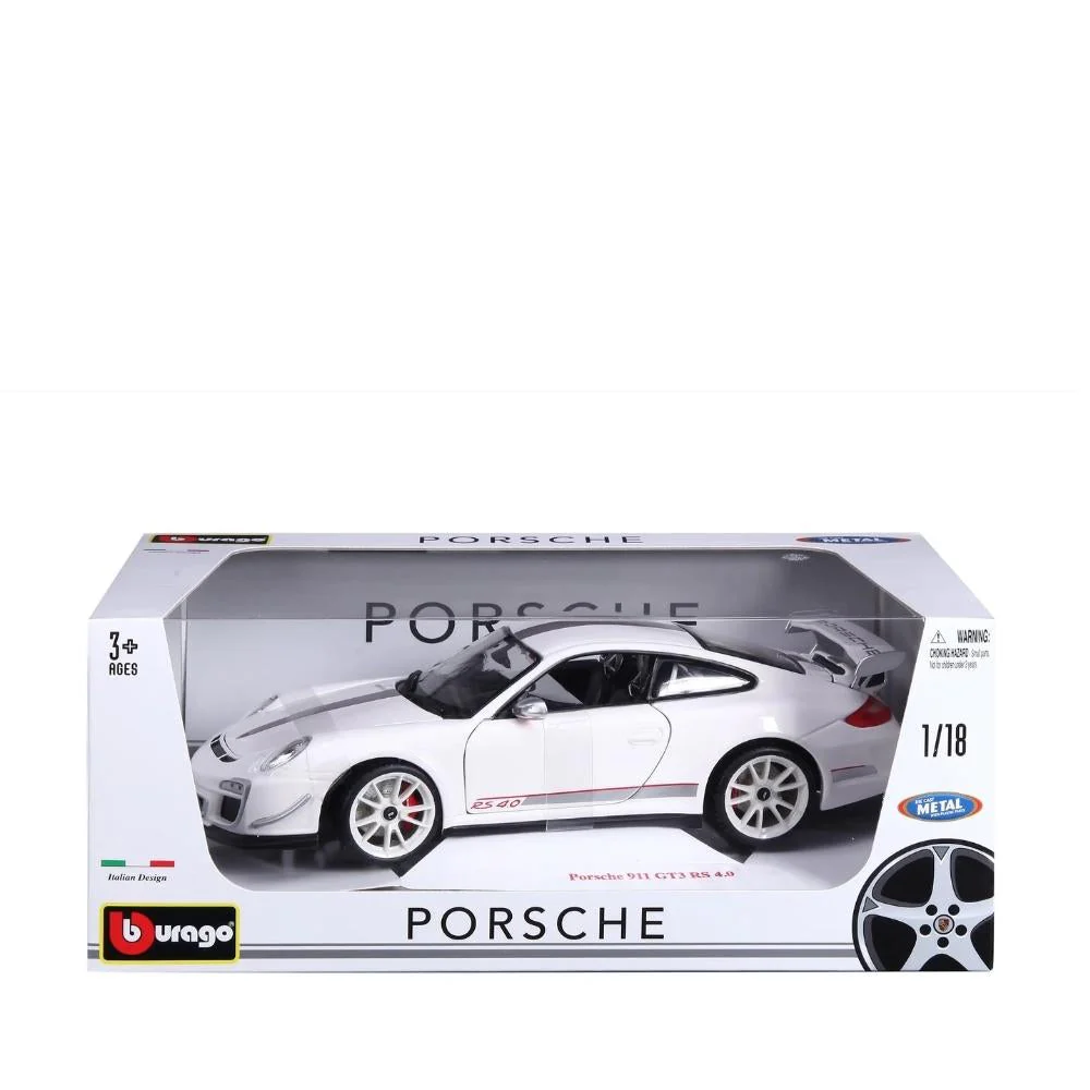 Porsche GT3 RS 4.0 1/18 Scale Die Cast Model Car by Bburago