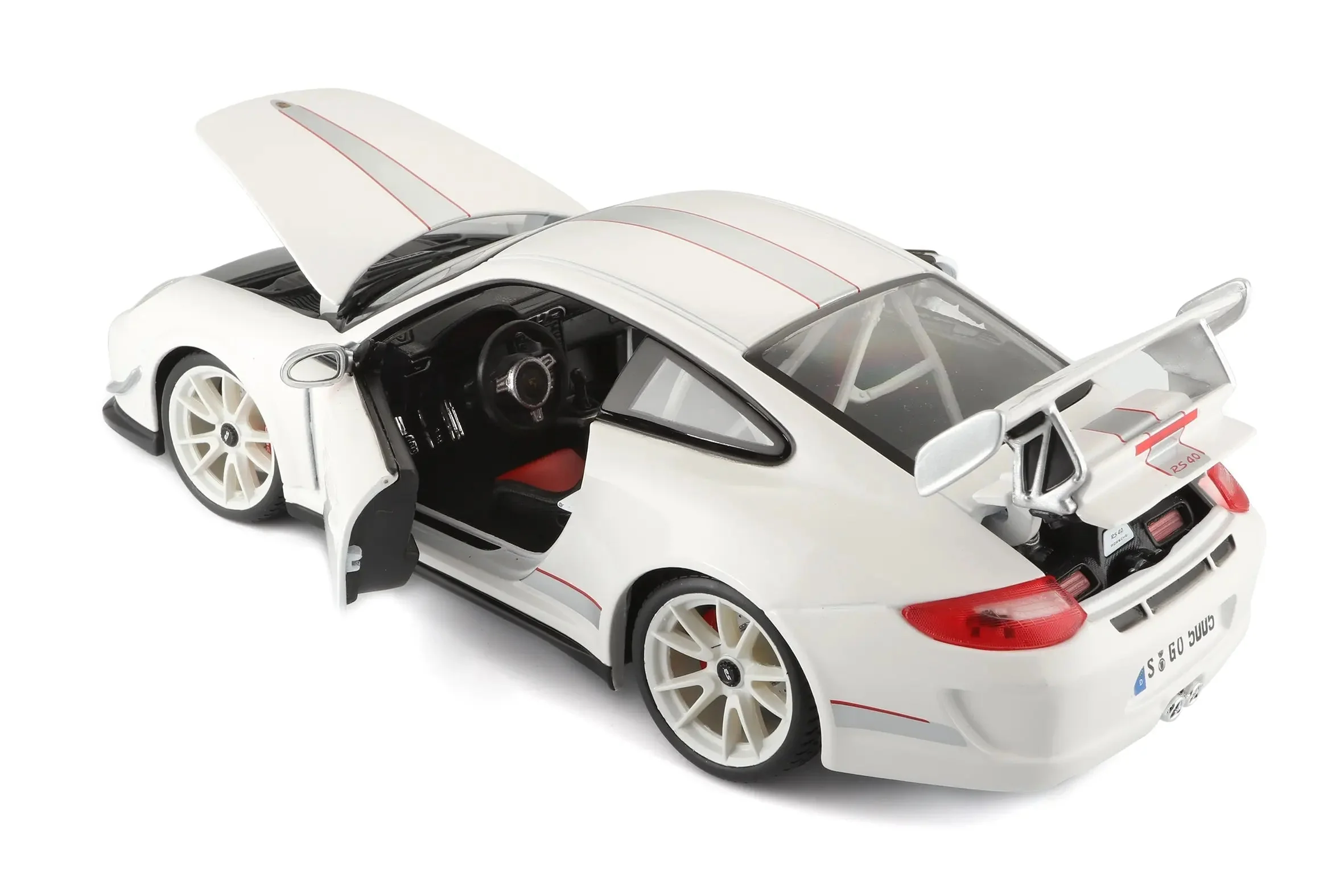 Porsche GT3 RS 4.0 1/18 Scale Die Cast Model Car by Bburago - Image 3