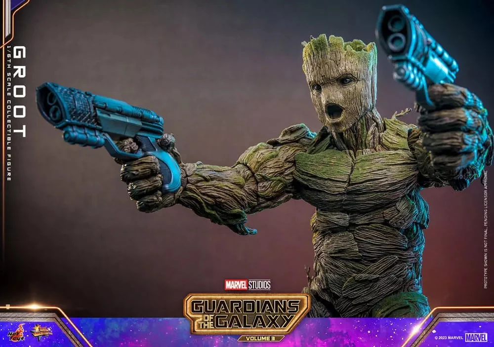 Marvel Guardians of the Galaxy GROOT VOLUME 3 /6 Scale Action Figure By Hot Toys - Image 9