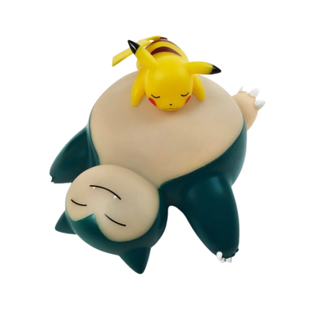 Pokémon Sleeping 10" Snorlax And Pikachu Led Lamp