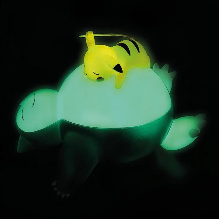Pokémon Sleeping 10" Snorlax And Pikachu Led Lamp - Image 2