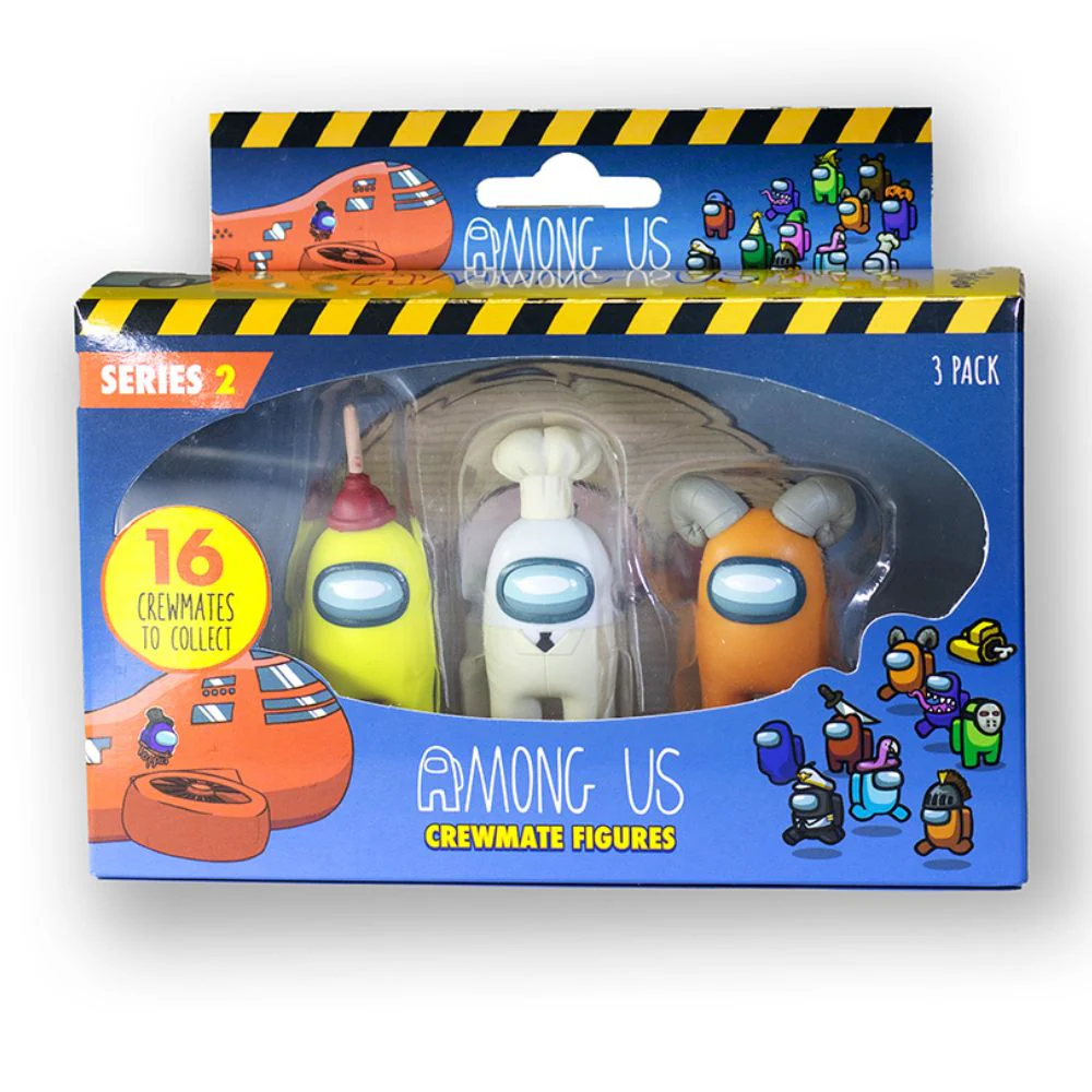 AMONG US CREWMATE FIGURES 3 PACK WINDOW BOX (S2)