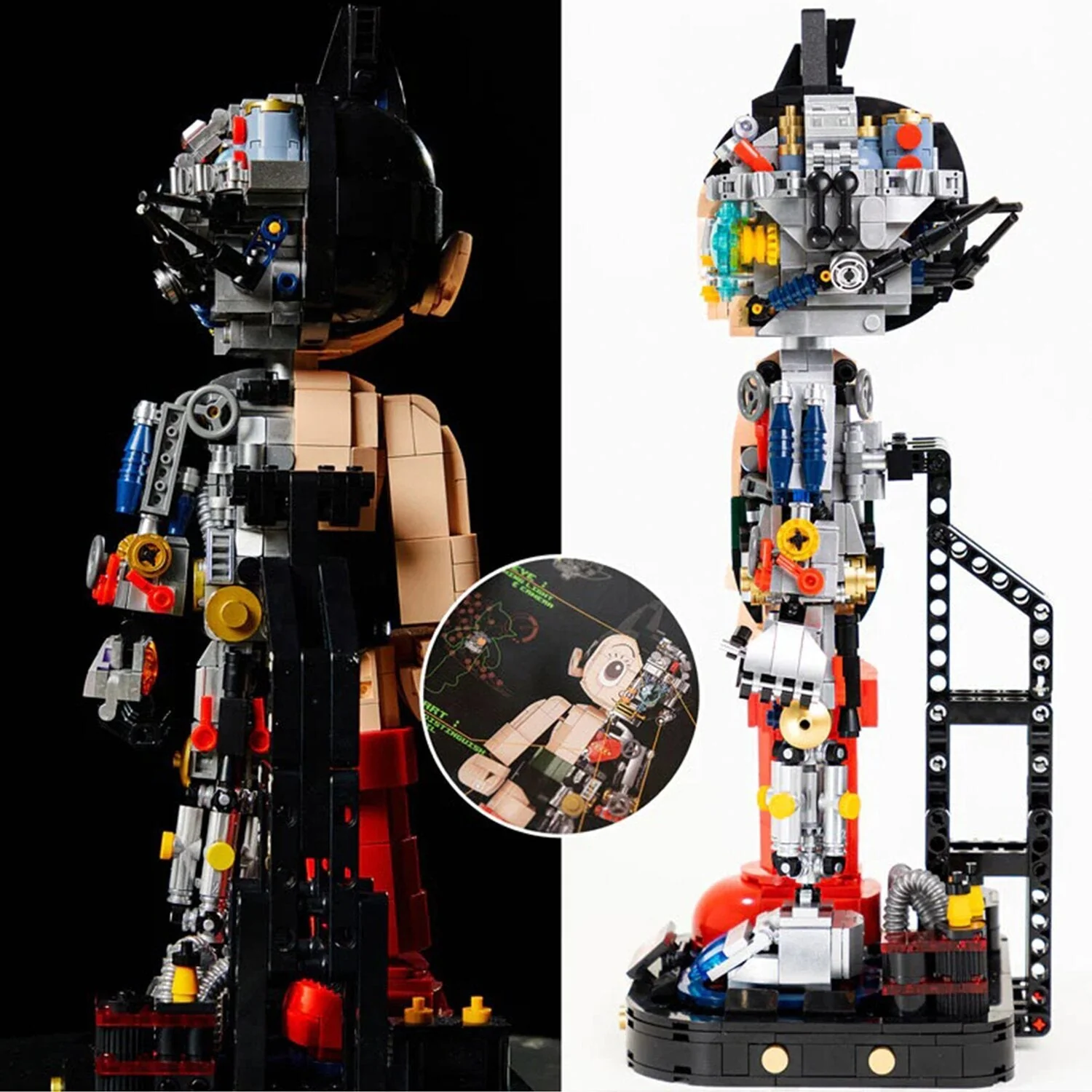 Astro Boy Mechanical Clear Version Brick Figure By Pantasy - Image 5