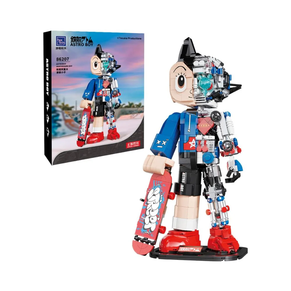 Astro Boy. the Skateboard Boy Brick Figures By Pantasy - Image 2