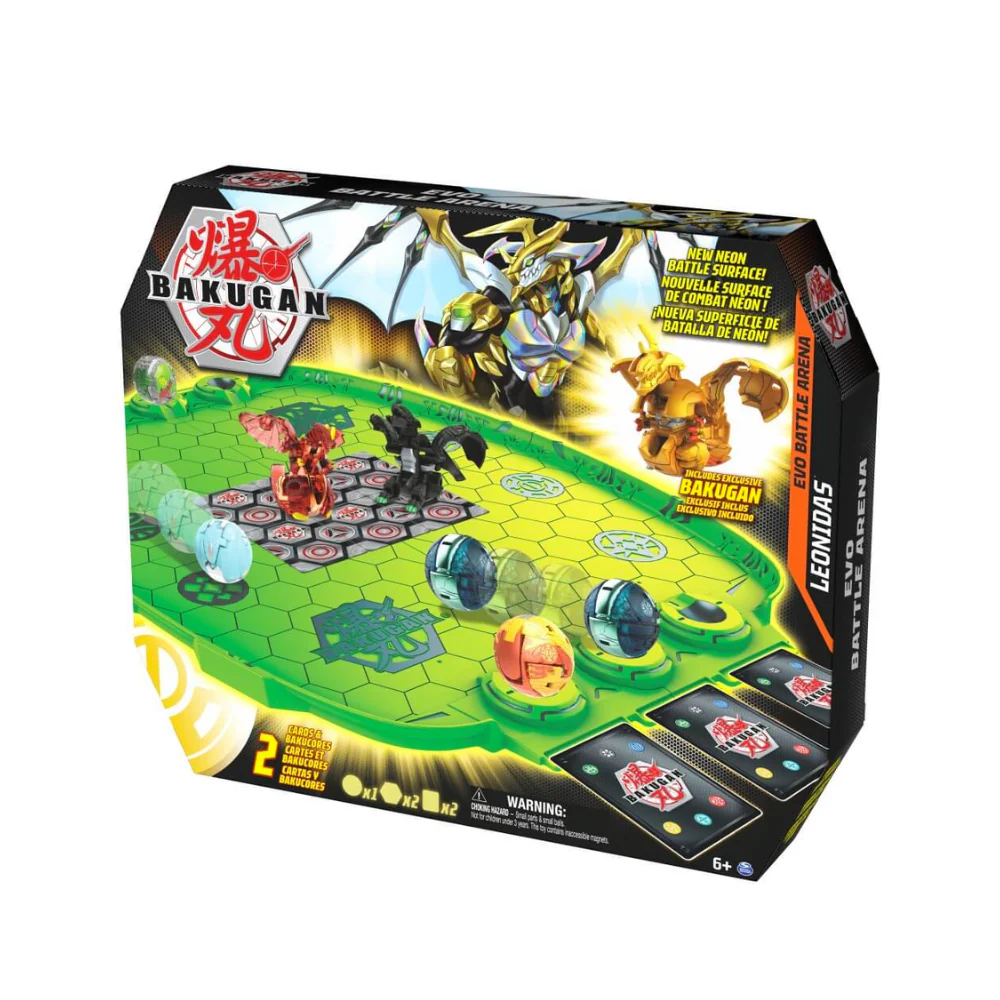 Bakugan Evo Battle Arena with Exclusive Leonidas Bakugan