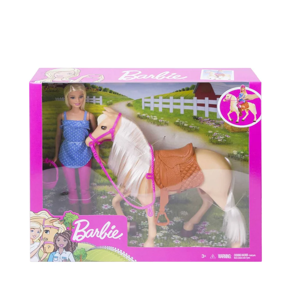 Barbie Doll & Horse by Mattel