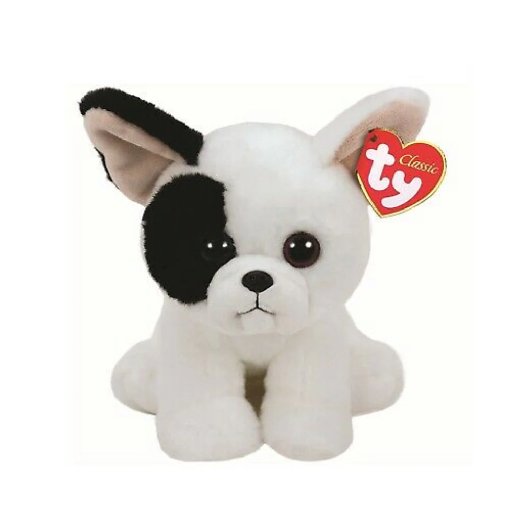 TY Beanie Boos Marcel Black and White Dog 9.5"