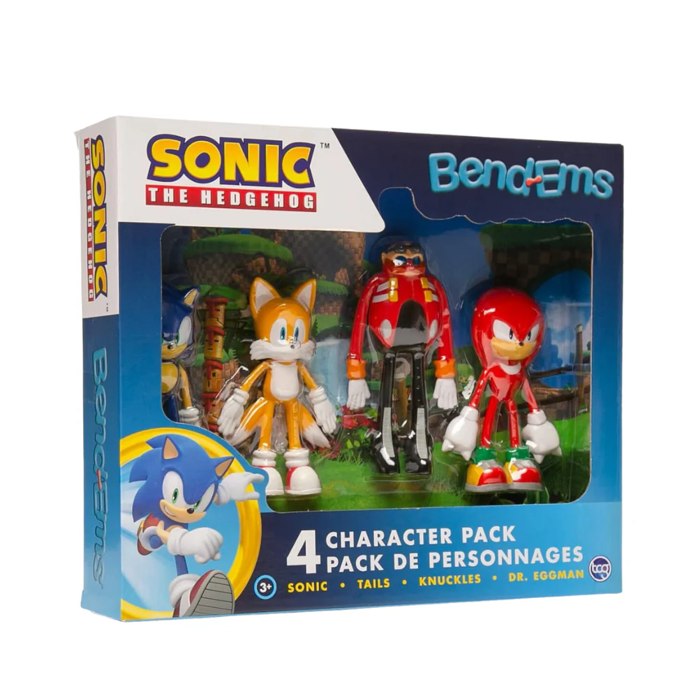 Bend-Ems Sonic The Hedgehog 4 In 1 Pack