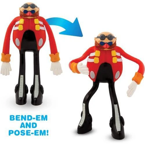 Bend-Ems Sonic The Hedgehog Dr. Eggman Bendable Toy - Image 2