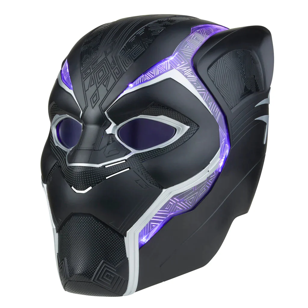 Marvel Legends Gear Life Size Prop Replica Electronic Helmet - Black Panther - Image 2