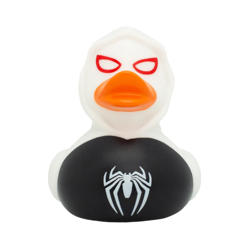 Black Spidy Duck, white