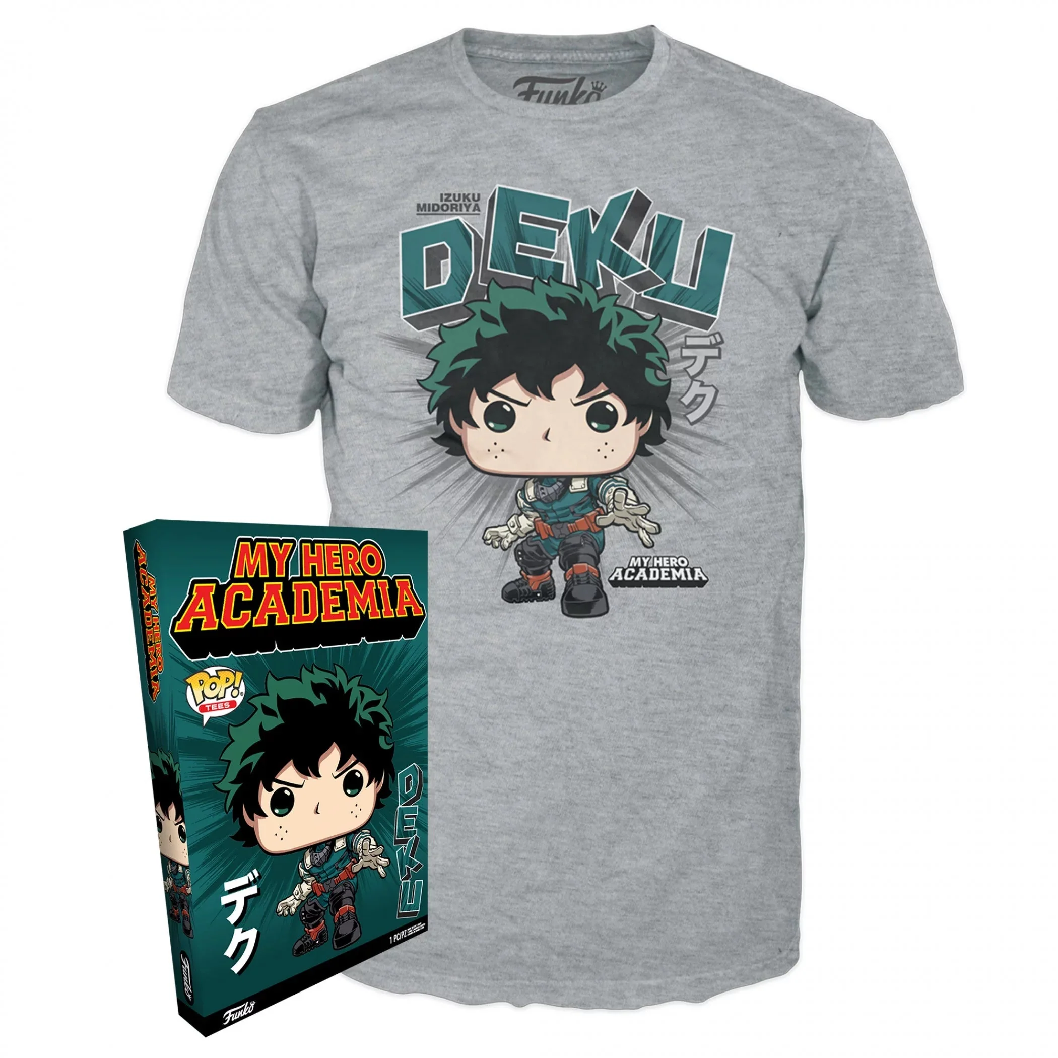 Funko Shirts : My Hero Academia Boxed Tee - Deku (Medium) - Image 2