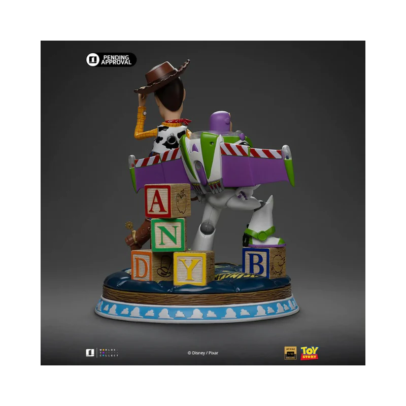 Buzz And Woody Toy Story 1/10 Scale Statuette By Iron Studios - Image 3