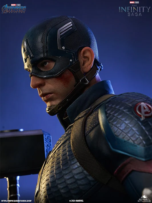 Marvel Captain America 1/2 Statue By Queen Studios - Image 5
