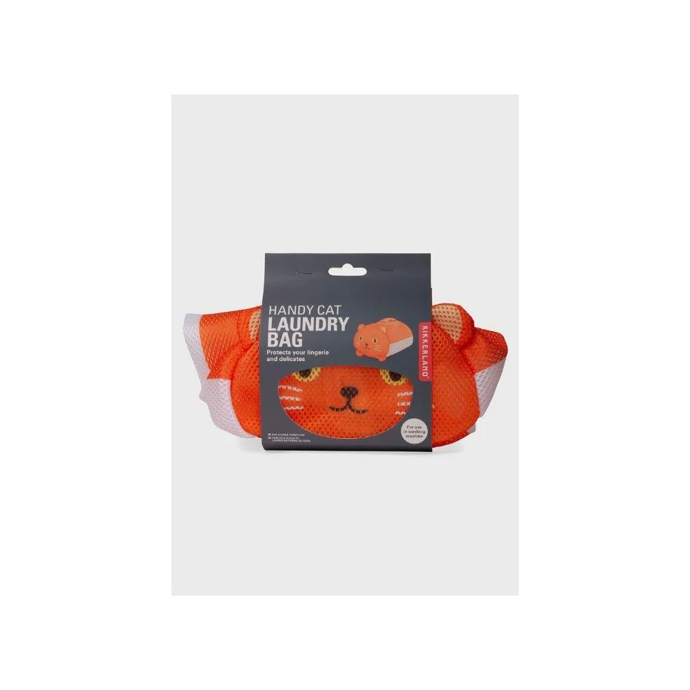 Cat Laundry Bag Orange