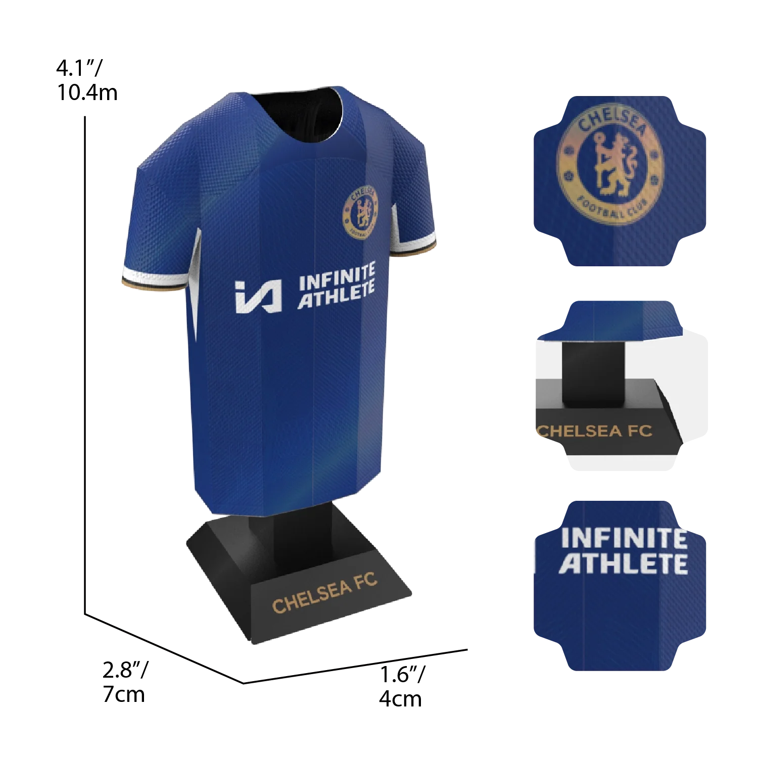 Chelsea FC - Metal Home Shirt 2023-24 - Model Kit - Image 3
