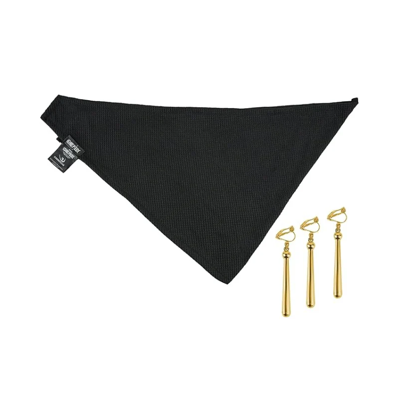 One Piece Zoro Bandana & earing set By Cinereplica