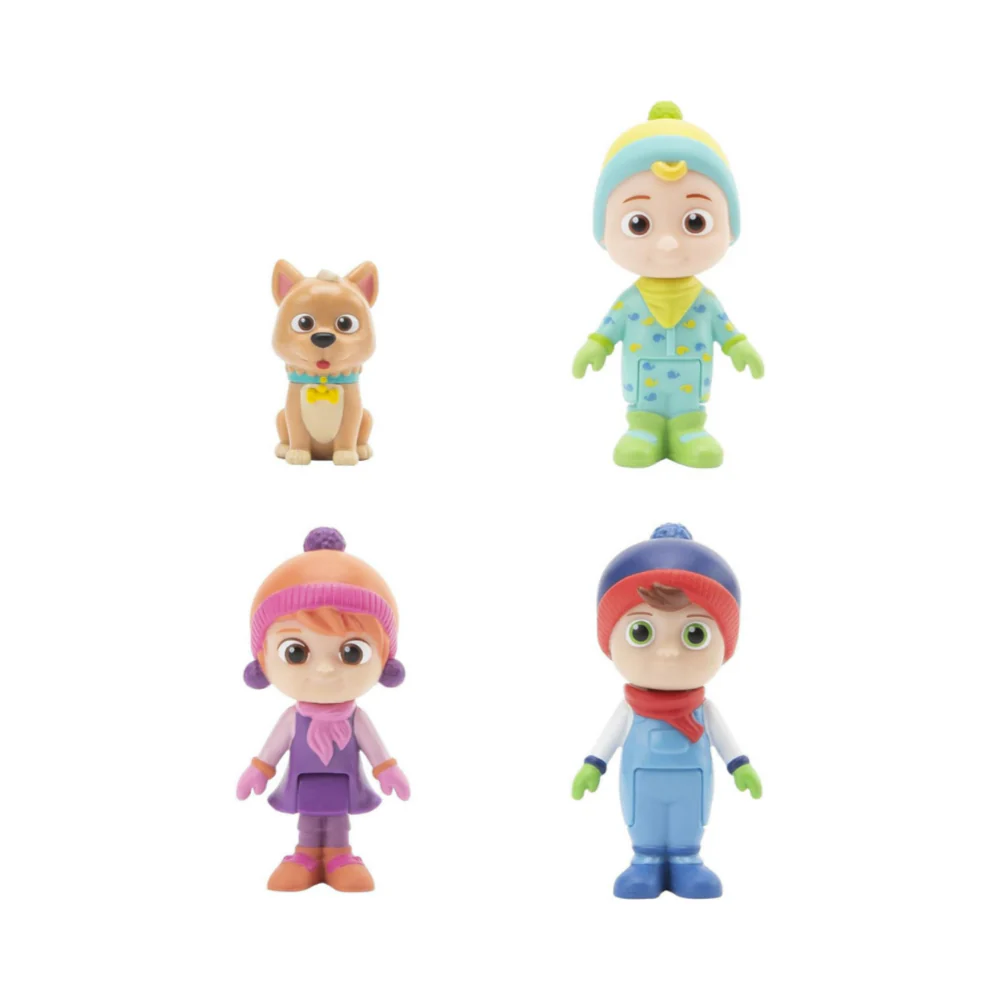 CoComelon Winter Figures 4pk - Image 2