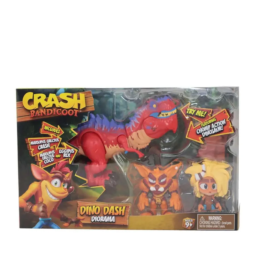 Crash Bandicoot Dino Dash Diorama Play Set