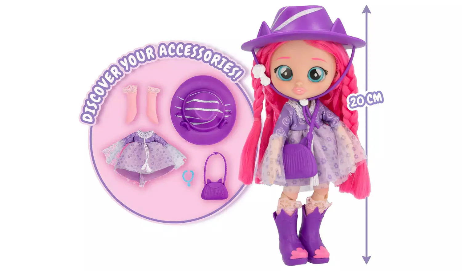Cry Babies Bff Series Doll 8"- Katie - Image 3