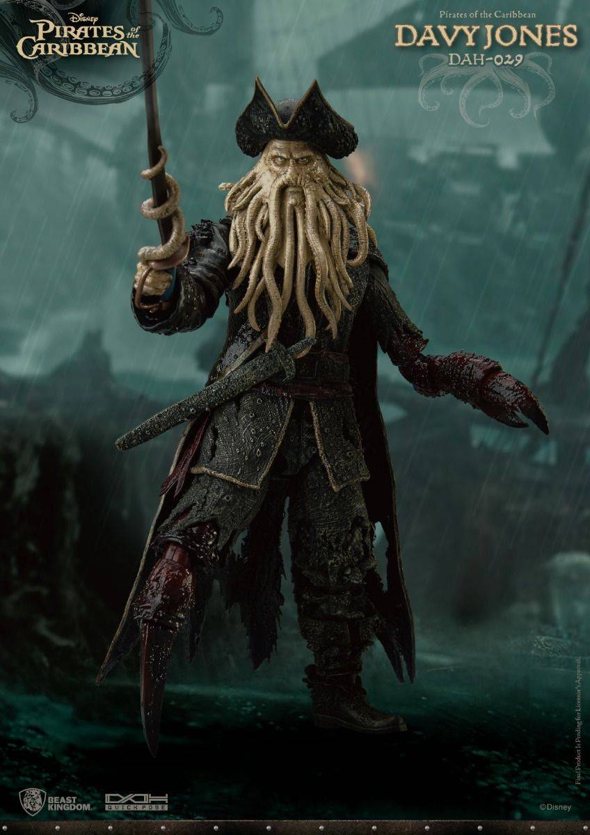 Pirates of the Caribbean : At World's End Davy Jones Dynamic 8ction Heroes Figure by Beast Kingdom (DAH-029) - Image 4