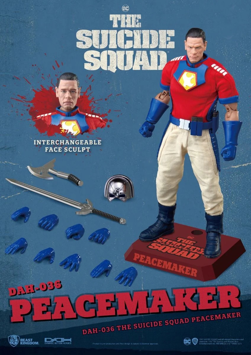 The Suicide Squad Peacemaker DAH Action Figure by Beast Kingdom (DAH-036) - Image 2