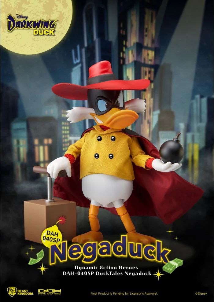 Ducktales Nega Duck Action Figure By Beast Kingdom (DAH-04) - Image 3