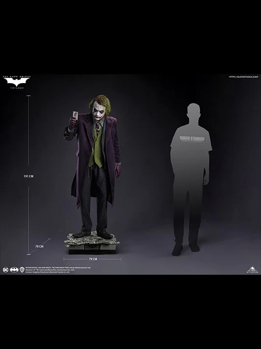 DARK KNIGHT - Joker 1/1 Lifesize Statue By Queen Studios - Image 10