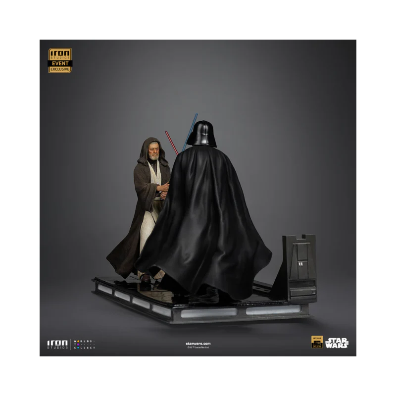Darth Vader Vs Obi Wan Kenobi (2025 Event Exclusive) Star 1/10 Scale Statuette By Iron Studios - Image 13