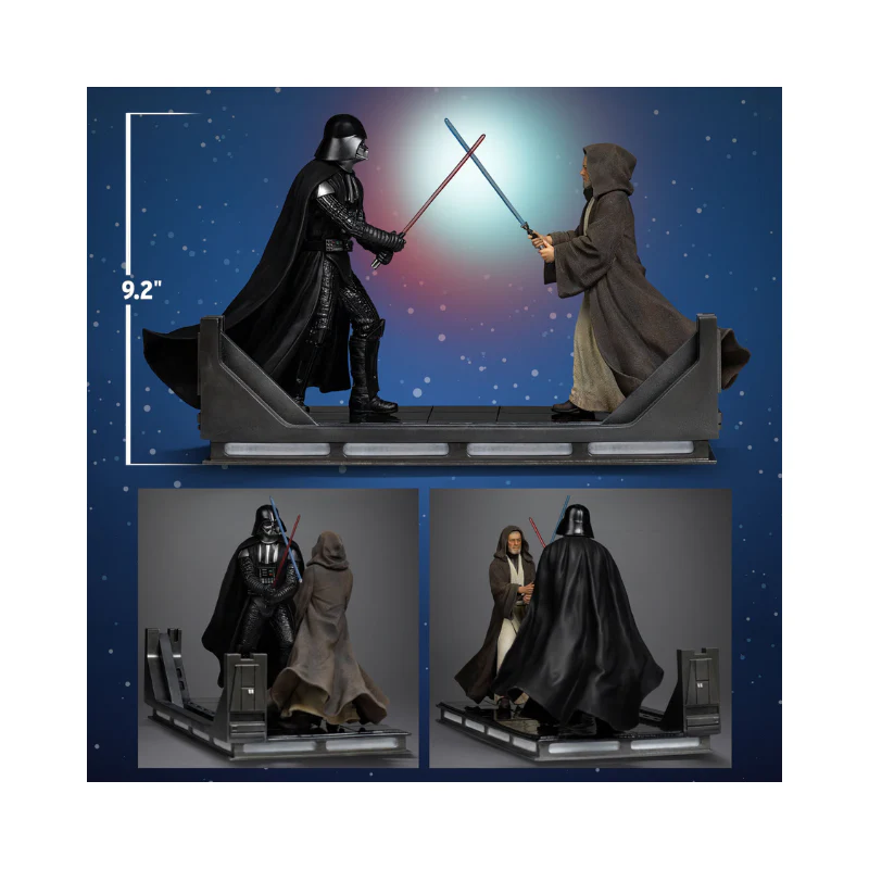 Darth Vader Vs Obi Wan Kenobi (2025 Event Exclusive) Star 1/10 Scale Statuette By Iron Studios - Image 14