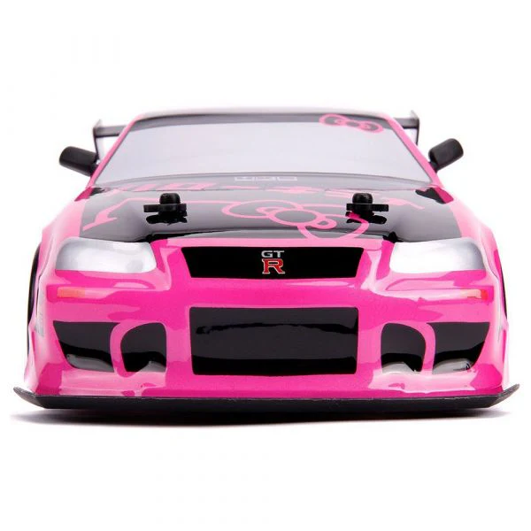 Hello Kitty Drift Nissan Skyline GT Remote Control Race Car - Image 4