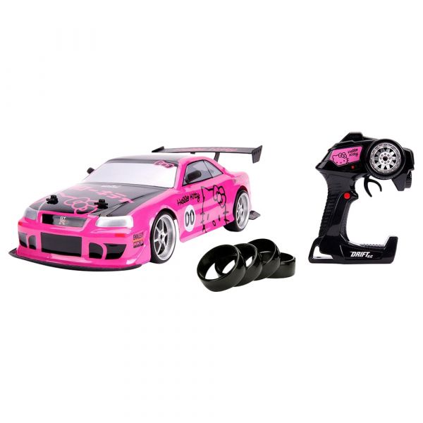 Hello Kitty Drift Nissan Skyline GT Remote Control Race Car - Image 5