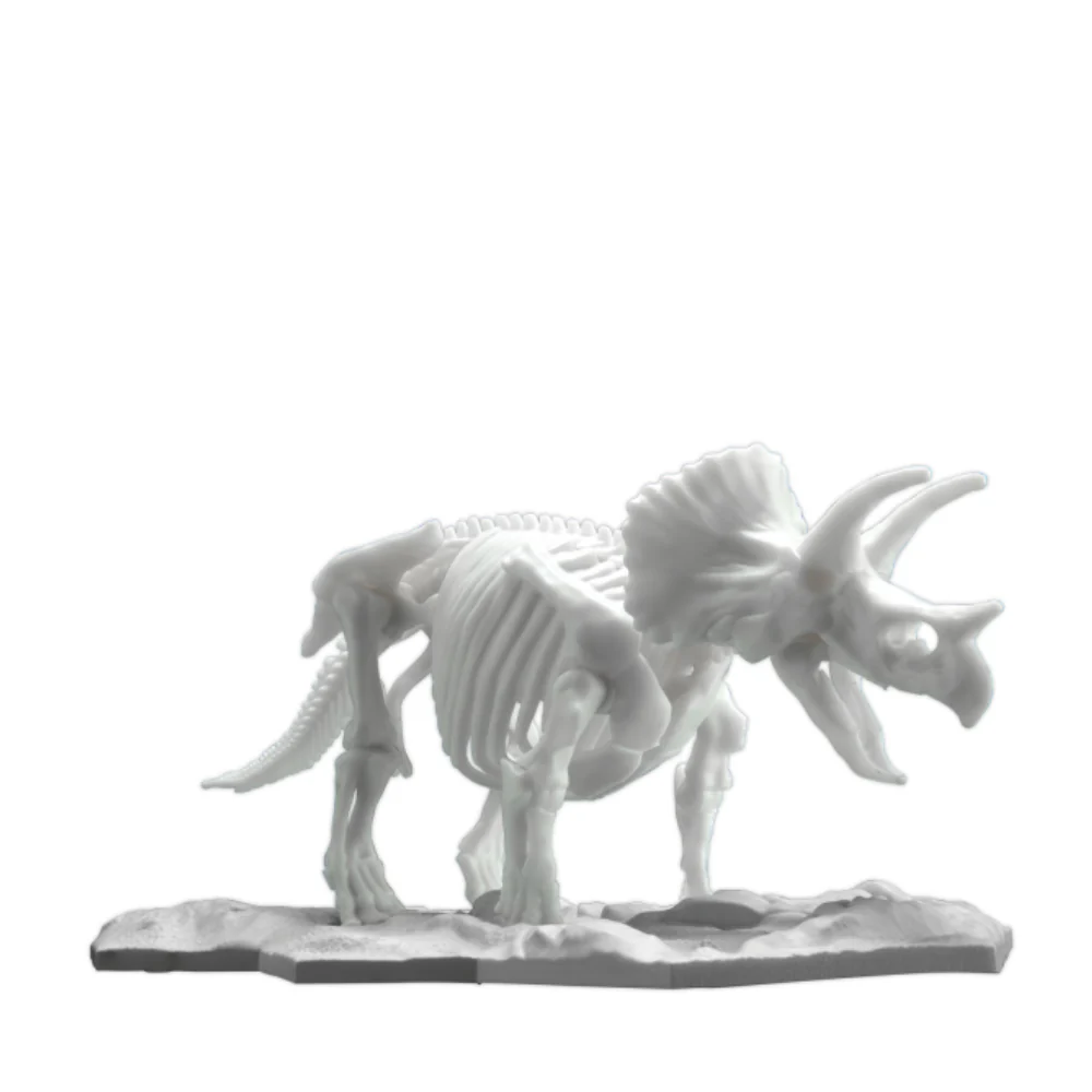 Bandai : Dinosaur Model Kit Limex Skeleton - Triceratops