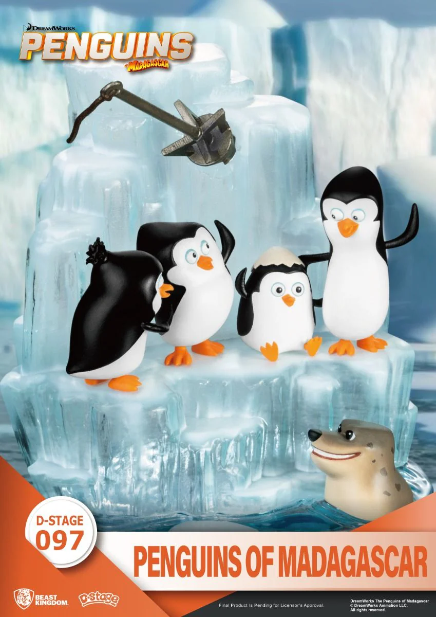 Dream Works Penguins Of Madagascar Diorama Stage by Beast Kingdom (Diorama Stage-097) - Image 7