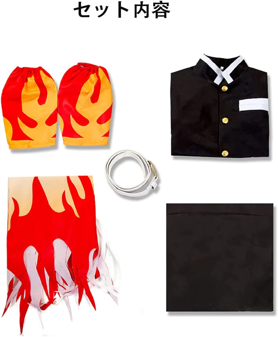 Demon Slayer Kyojuro Rengoku Cosplay Adult Costume by Dirolvon - Image 2