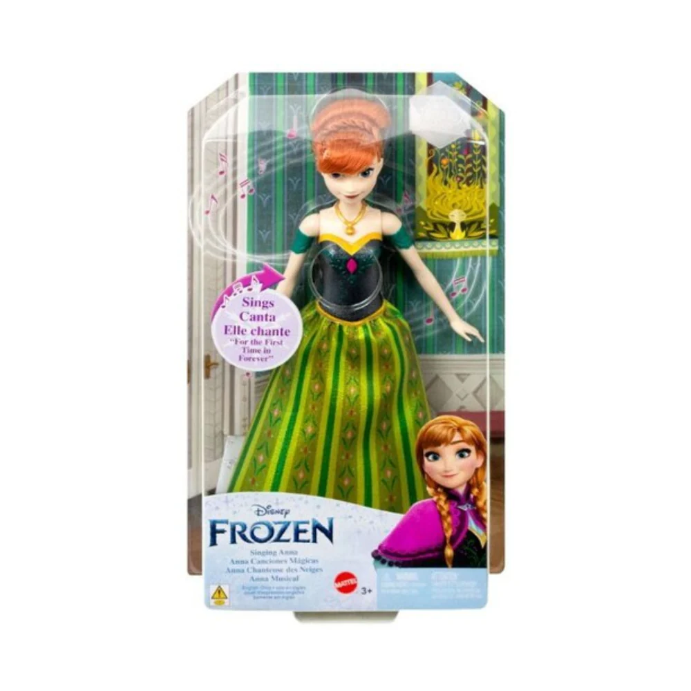 Disney Frozen Fashion Dolls Singing Doll Anna - English By Mattel