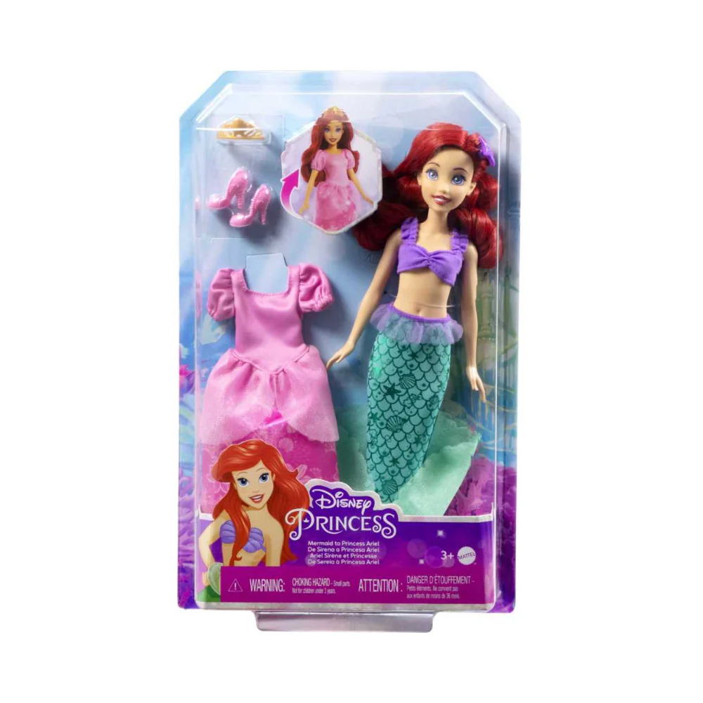 Disney Princess Fashion Doll & Storytelling - Ariel By Mattel
