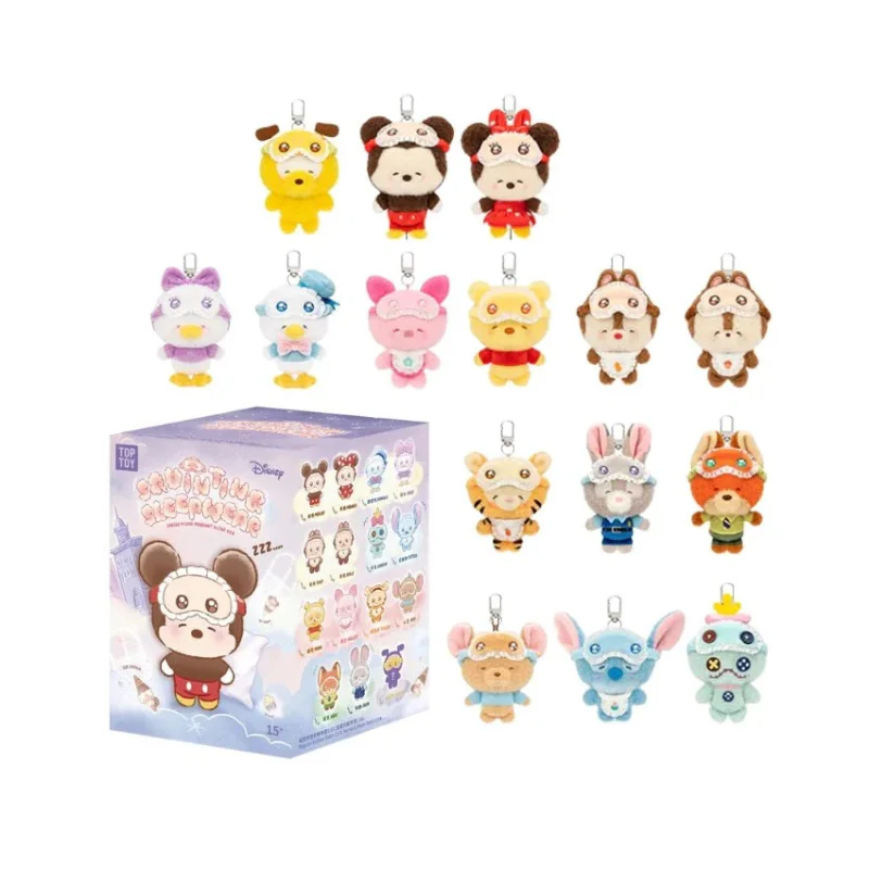 Disney Squinting Sleepwear Series Plush Pendant Blind Box By Top Toy - Image 2