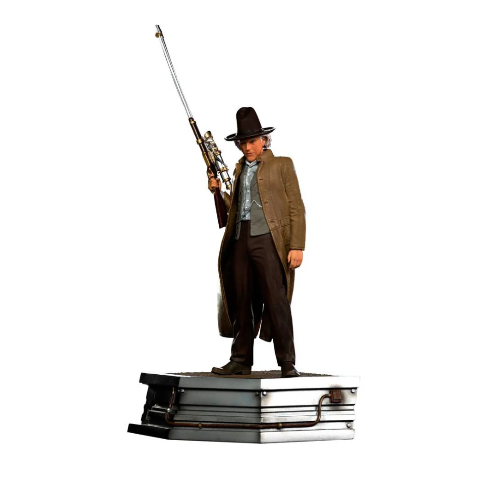 Back To The Future III Doc Brown 1/10 Art Scale Statue by Iron Studios