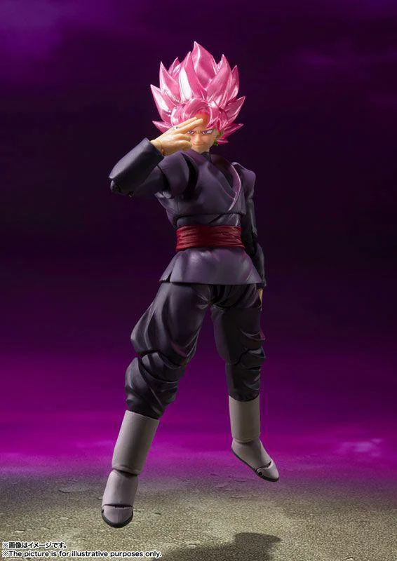 Dragon Ball Super Goku Black (Super Saiyan Rose) Action Figure SH Figuarts By Bandai Tamashii - Image 2
