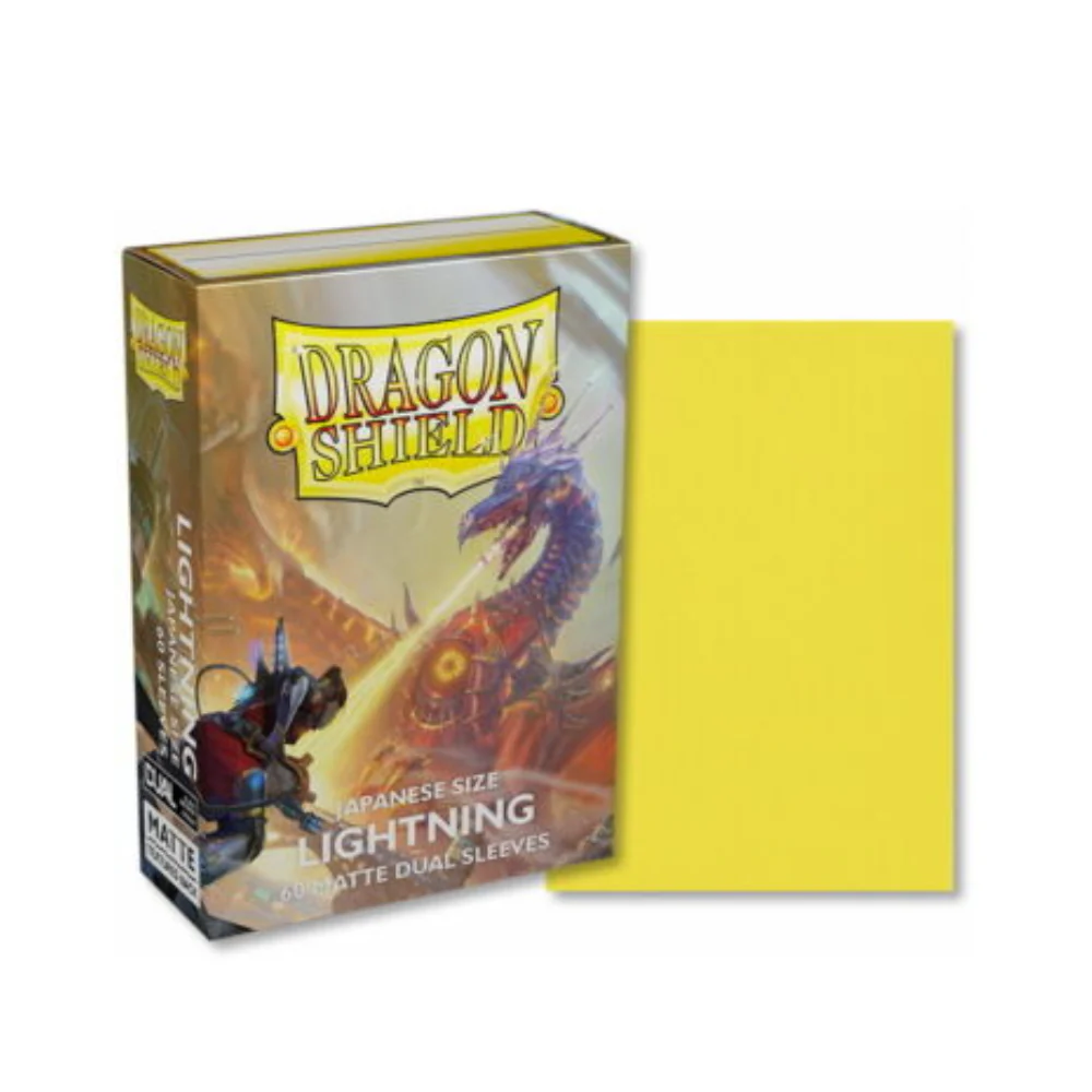 Dragon Shield Japanese size Dual Matte Sleeves - Lightning '