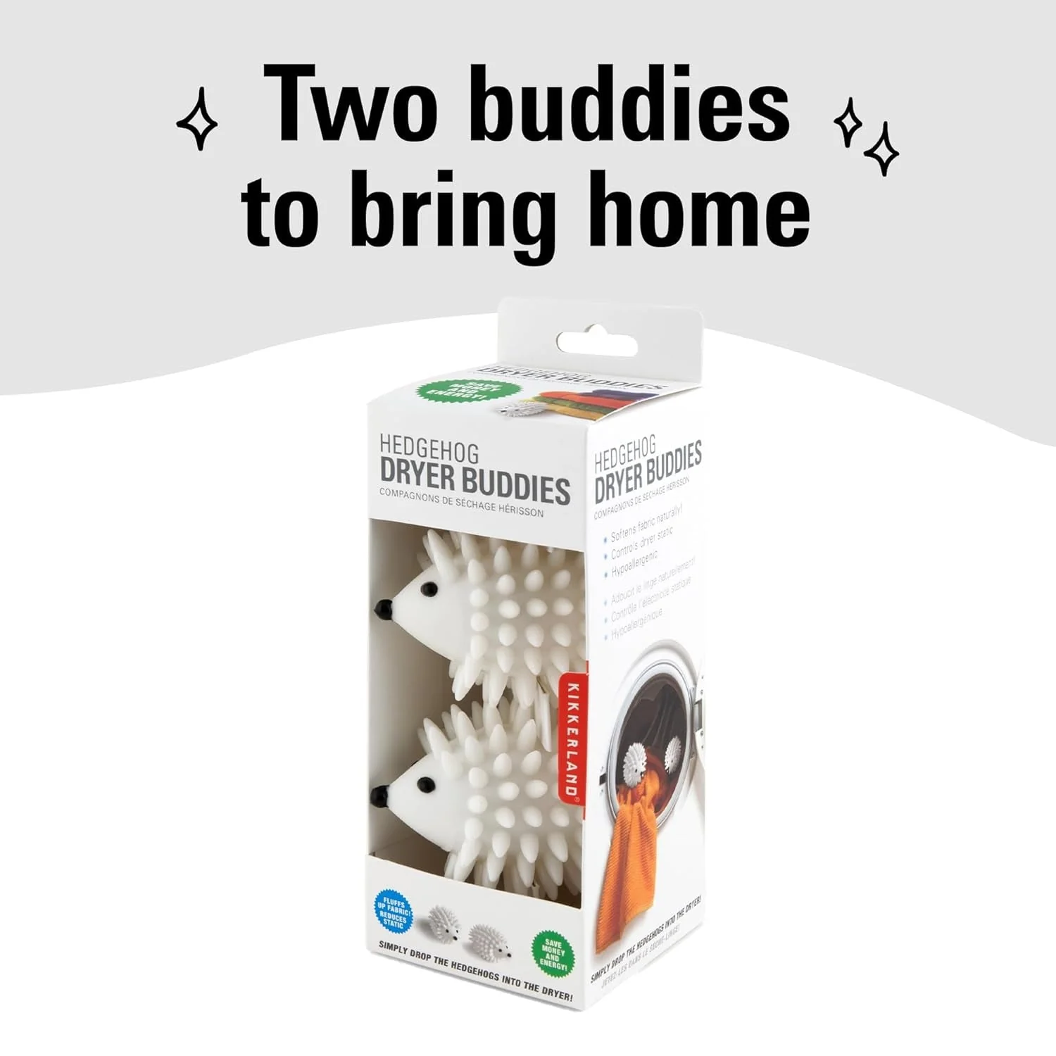 Dryer Buddies Hedgehog Set Of
