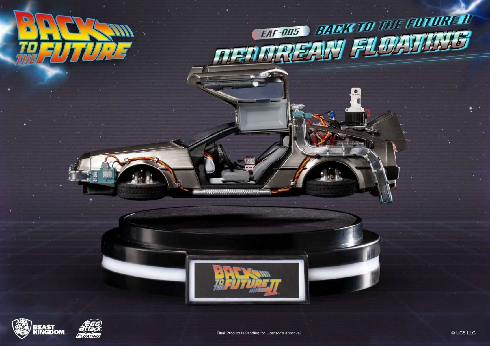 Back to the Future II Delorean Floating Egg Attack Floating - 005 By Beast Kingdom - Image 2