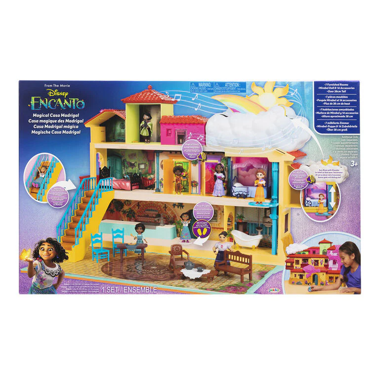 Disney Encanto Magical Casa Madrigal Doll House Playset - Image 5