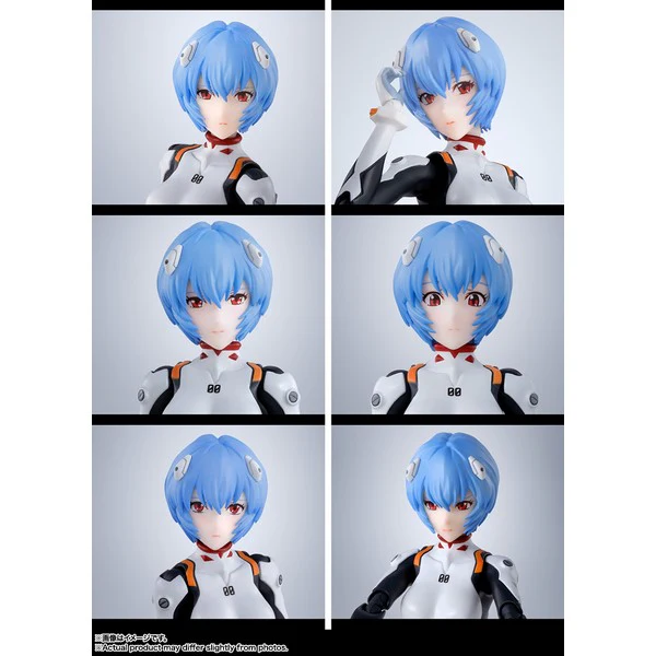 Evangelion REI AYANAMI S.H. Figuarts Action Figure By Bandai Tamshii - Image 4