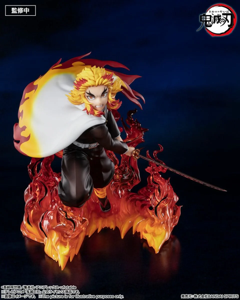 Figuarts Zero Demon Slayer Kimetsu No Yaiba -  Kyojuro Rengoku (Flame Hashira) By Bandai Tamashii - Image 4