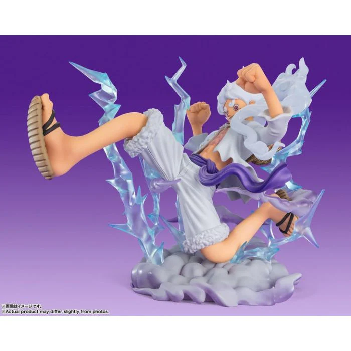 One Piece Monkey D. Luffy - GEAR 5 Figuarts ZERO Giant Figure By Bandai Tamashii - Image 4