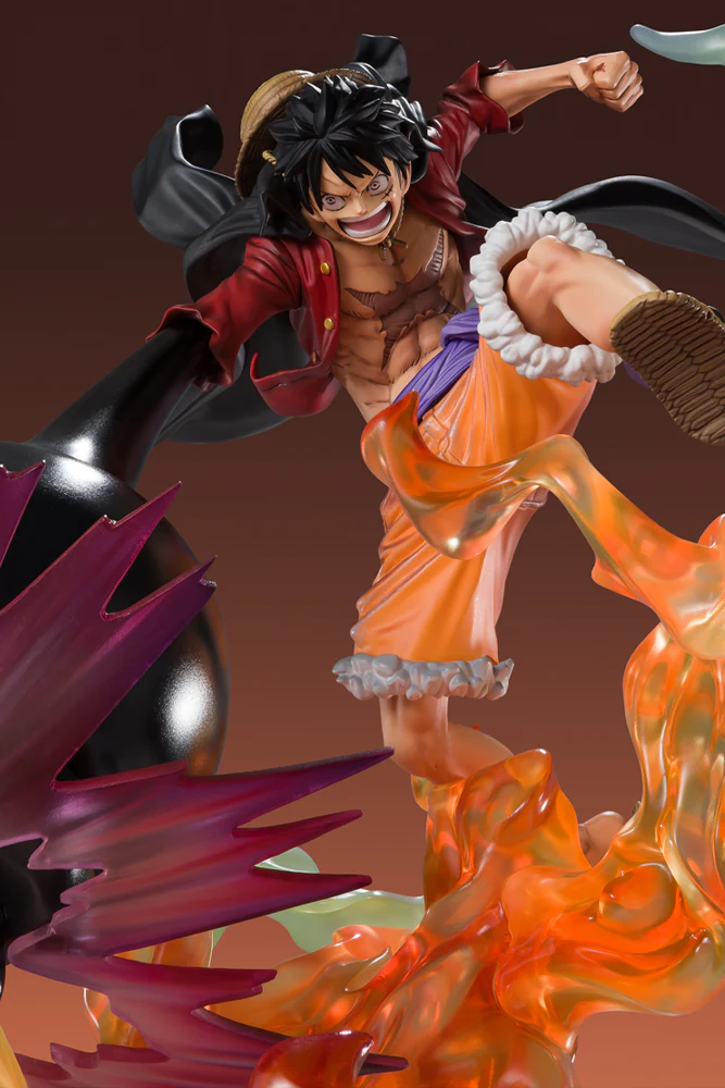 One Piece MONKEY.D.LUFFY (RED ROC) FiguartsZERO Figure By Bandai Tamashii - Image 2