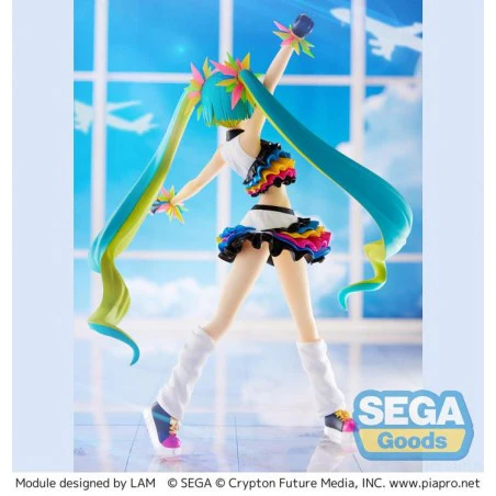 Hatsune Miku Project DIVA MEGA39's FiGURiZM Hatsune Miku (Catch the Wave) Figure by Sega - Image 4