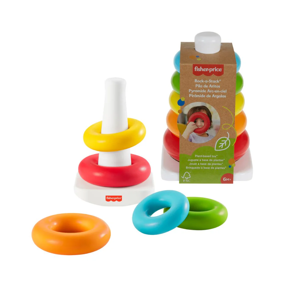 Fisher Price Eco Rock-a-Stack By Mattel